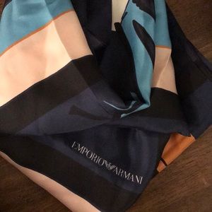 Emporio Armani Silk Scarf NEW